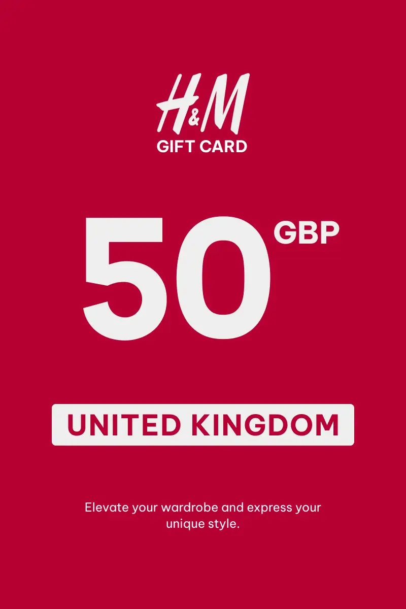 HandM 50 GBP Gift Card (United Kingdom) - Digital Key