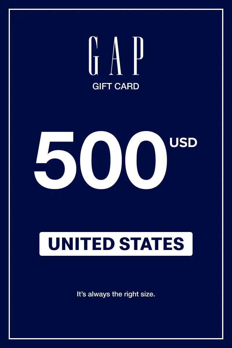 Gap 500 USD Gift Card (United States) - Digital Key