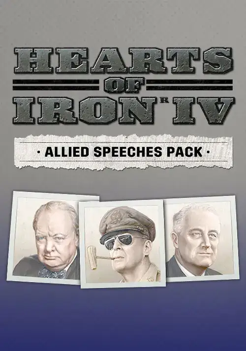 Hearts of Iron IV - Allied Speeches Music Pack DLC (Global) (PC / Mac / Linux) - Steam - Digital Key
