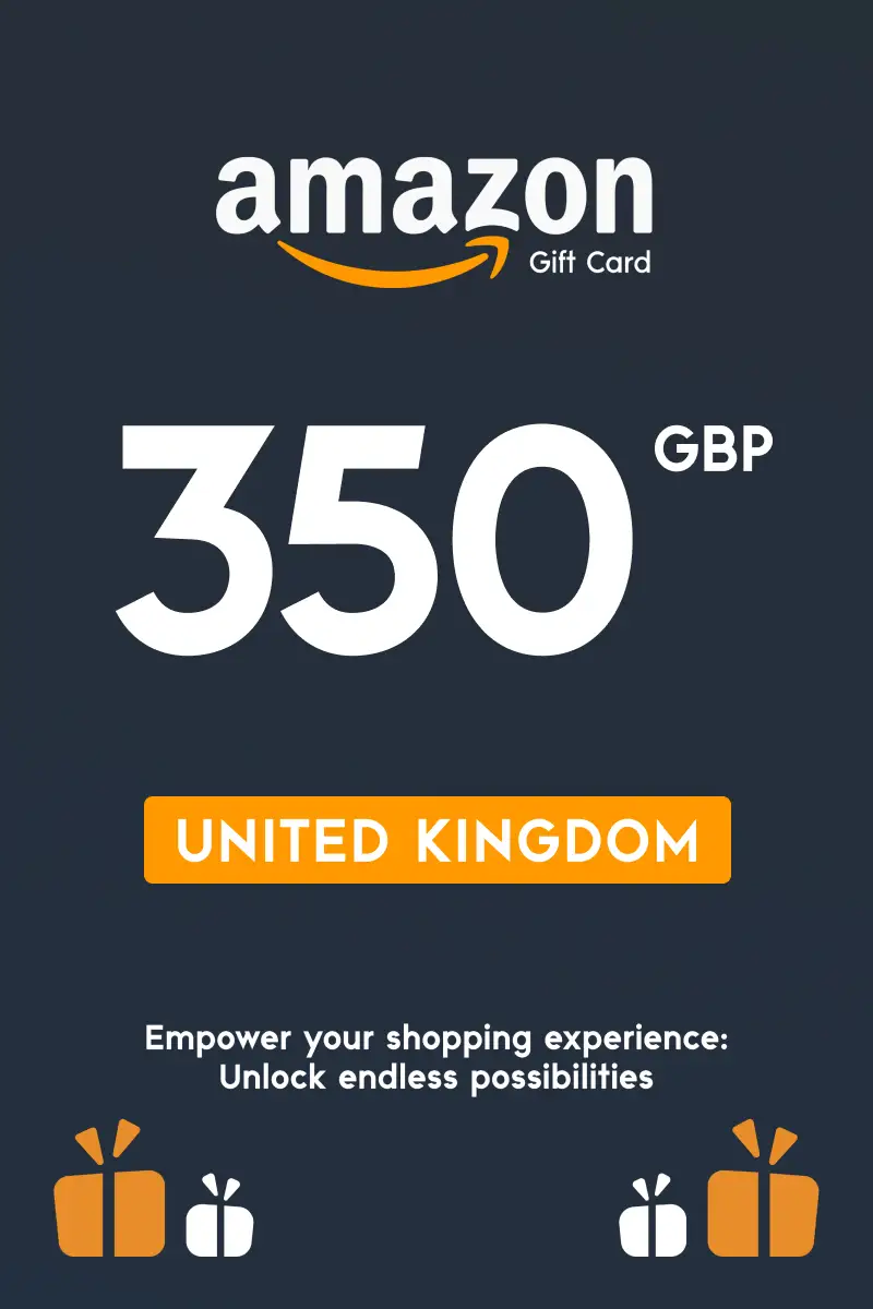 Amazon 350 GBP Gift Card (United Kingdom) - Digital Key