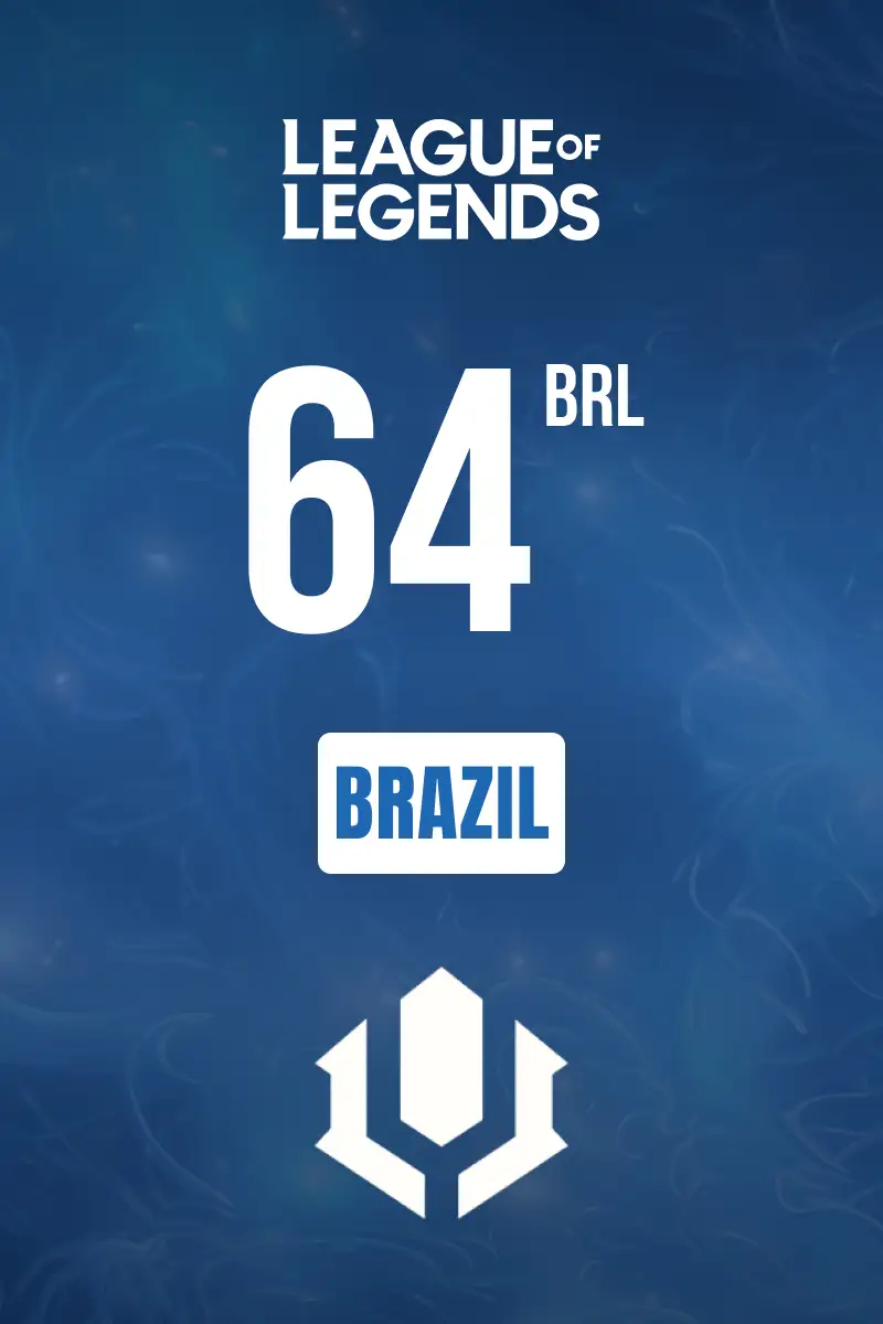 League of Legends 64 BRL Gift Card (Brazil) - Digital Key