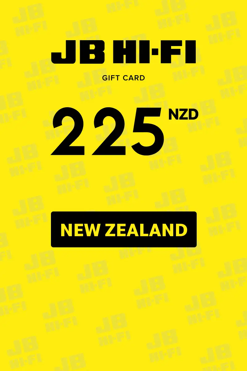 JB HI-FI 225 NZD Gift Card (New Zealand) - Digital Key