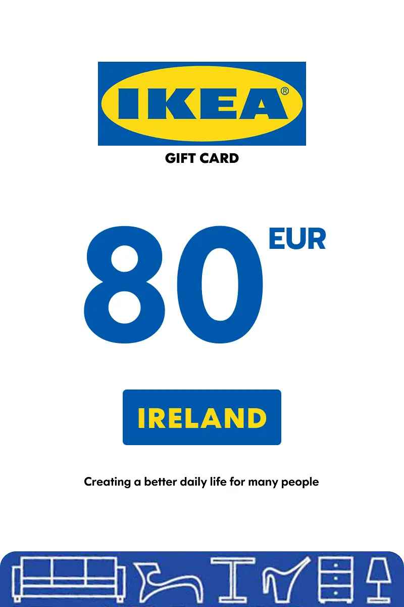 IKEA 80 EUR Gift Card (Ireland) - Digital Key