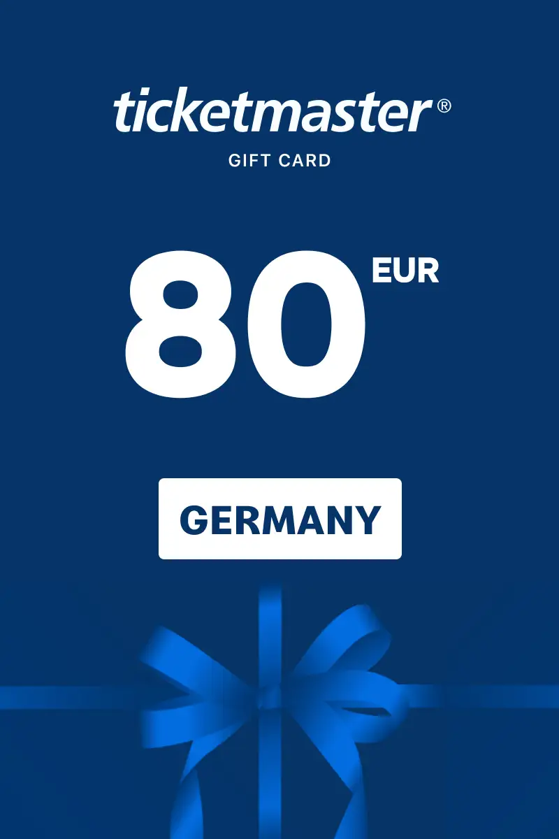 Ticketmaster 80 EUR Gift Card (Germany) - Digital Key