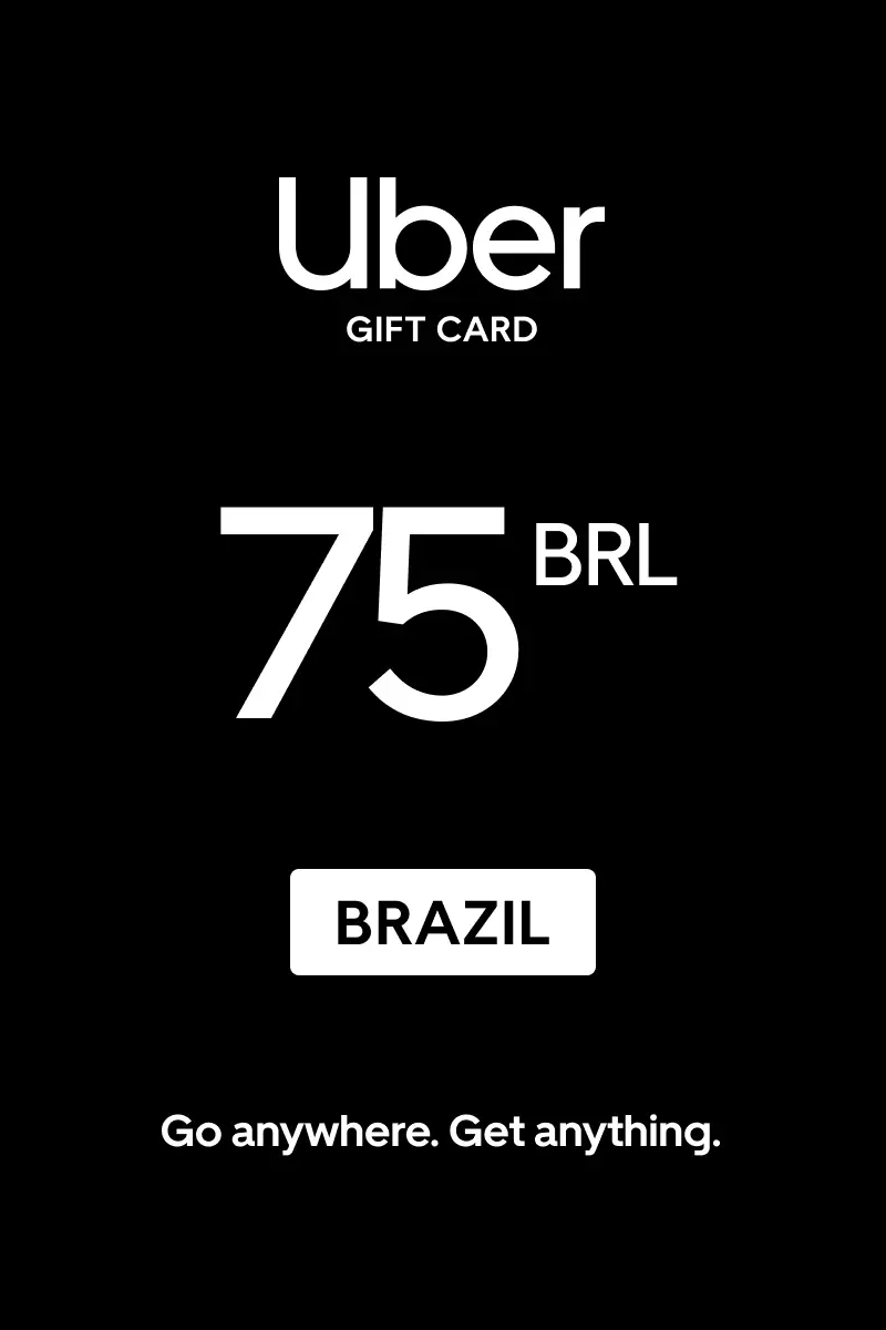 Uber 75 BRL Gift Card (Brazil) - Digital Key
