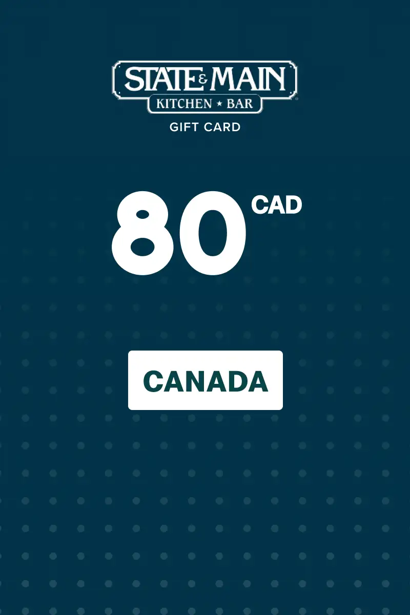 State and Main 80 CAD Gift Card (Canada) - Digital Key