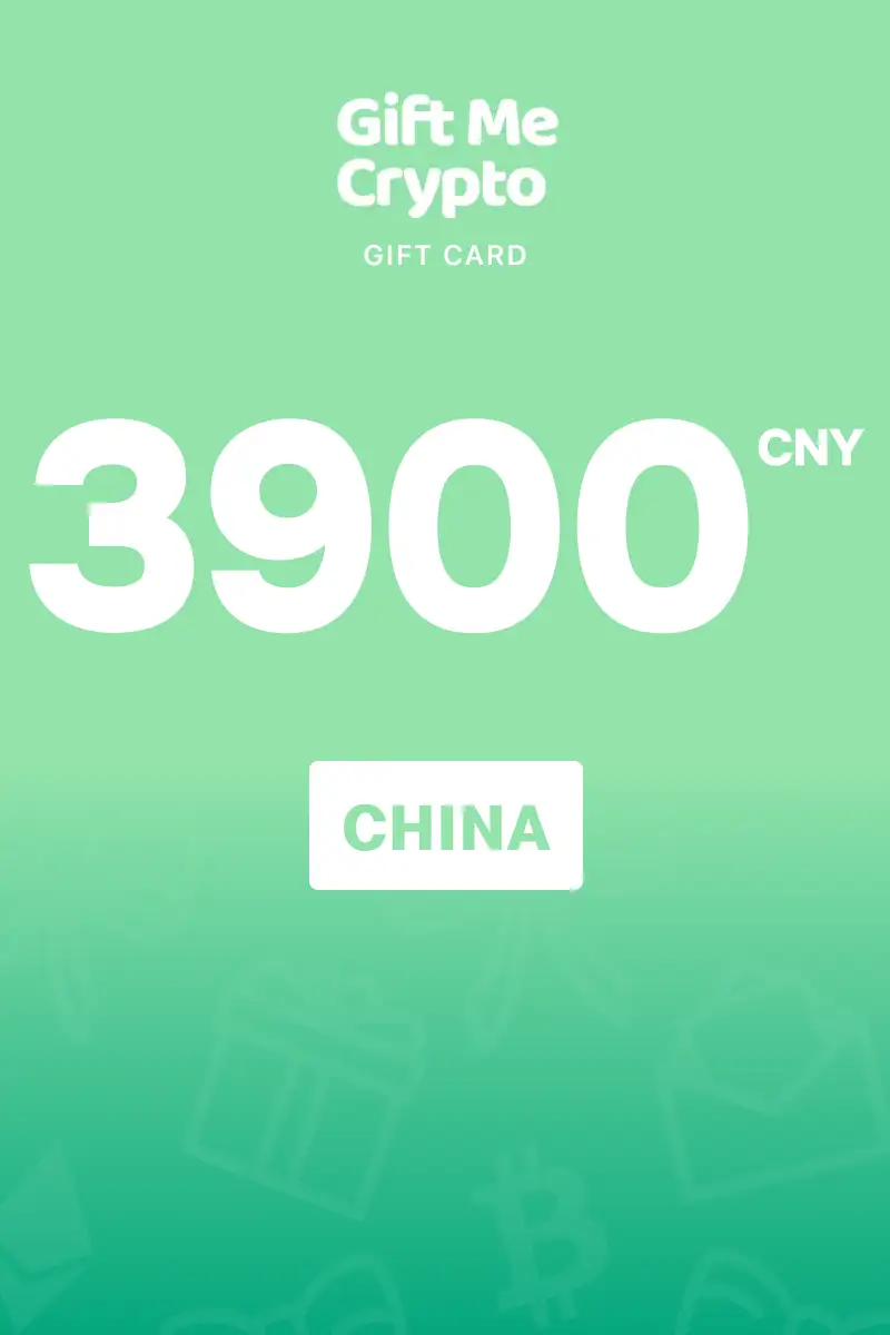 Gift Me Crypto 3900 CNY Gift Card (China) - Digital Key
