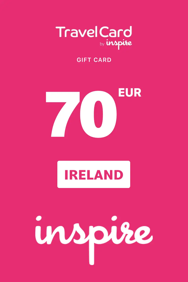 TravelCard by Inspire 70 EUR Gift Card (Ireland) - Digital Key