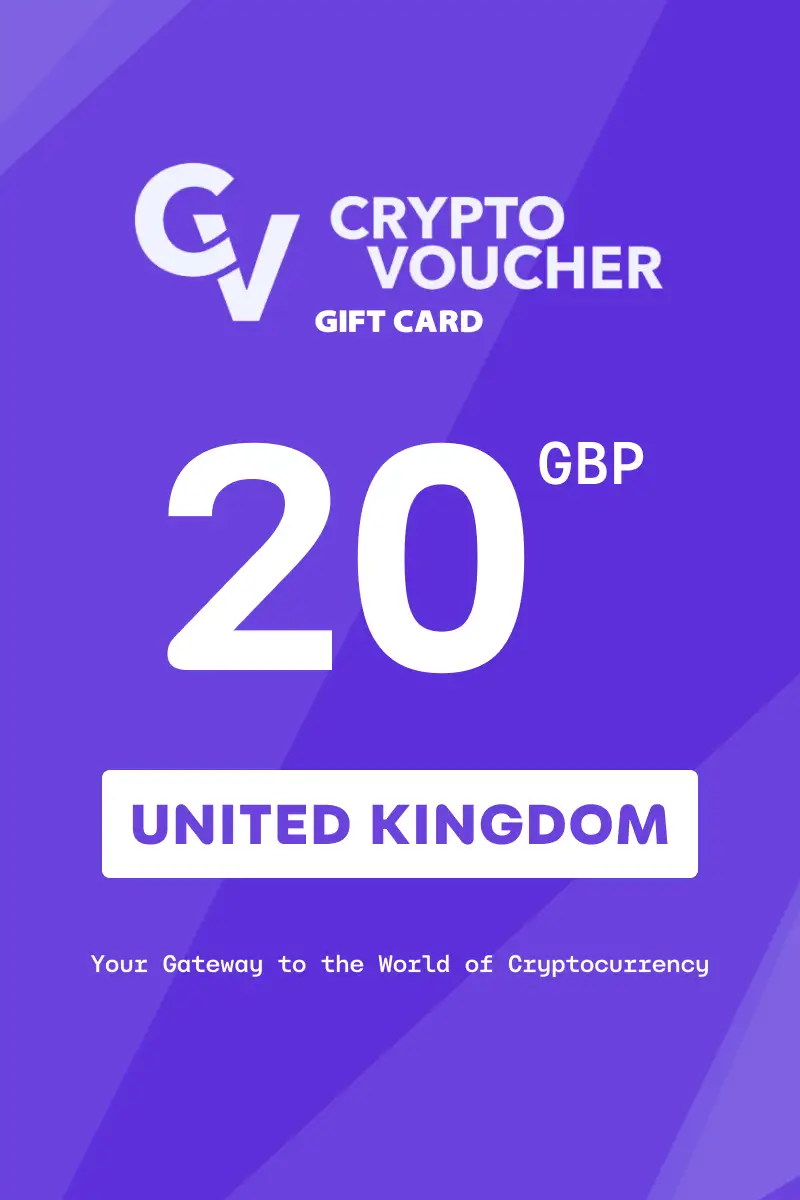 Buy Crypto Voucher 20 GBP Gift Card (United Kingdom) - Digital Key
