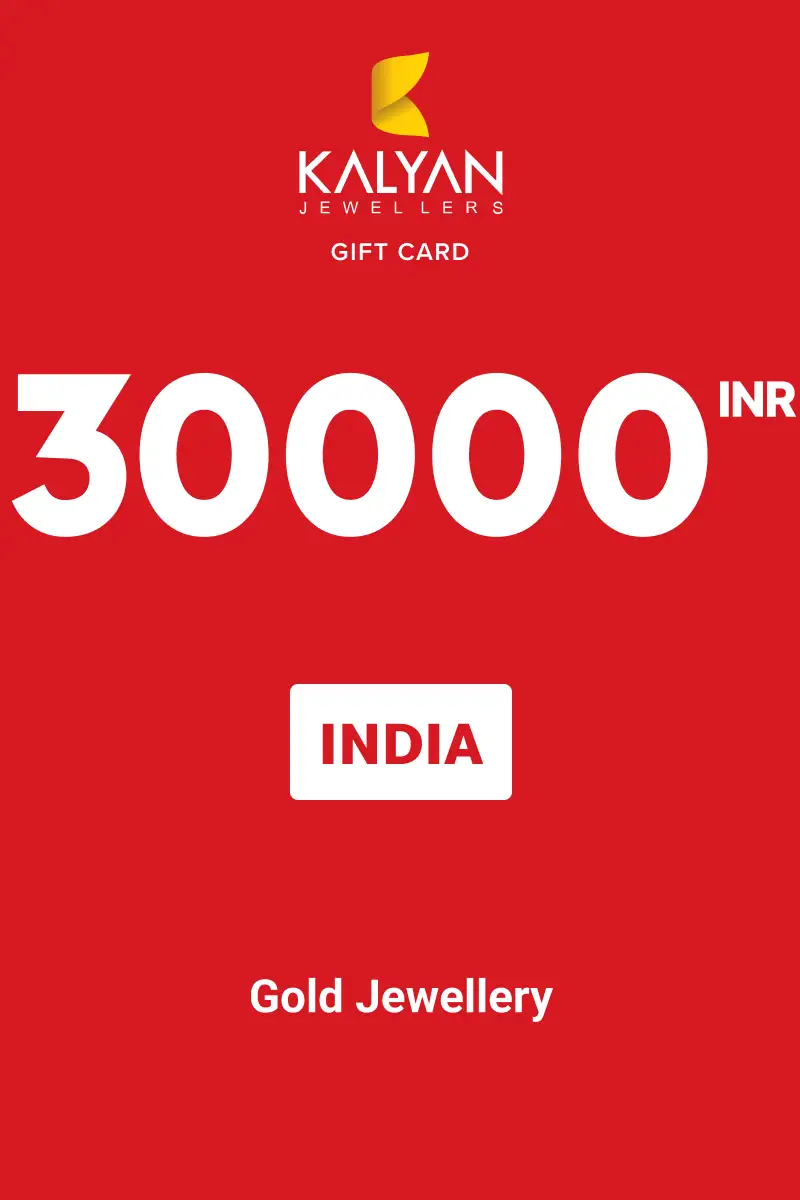 Kalyan Gold Jewellery 30000 INR Gift Card (India) - Digital Key