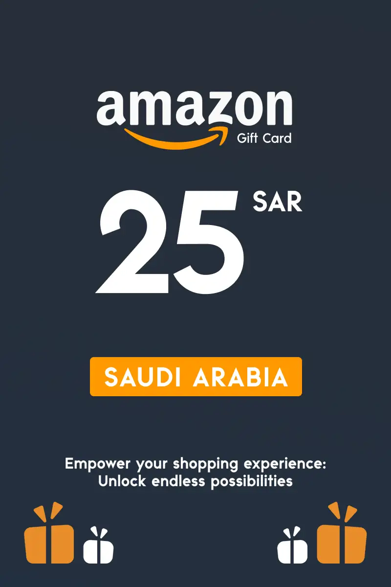 Amazon 25 SAR Gift Card (Saudi Arabia) - Digital Key