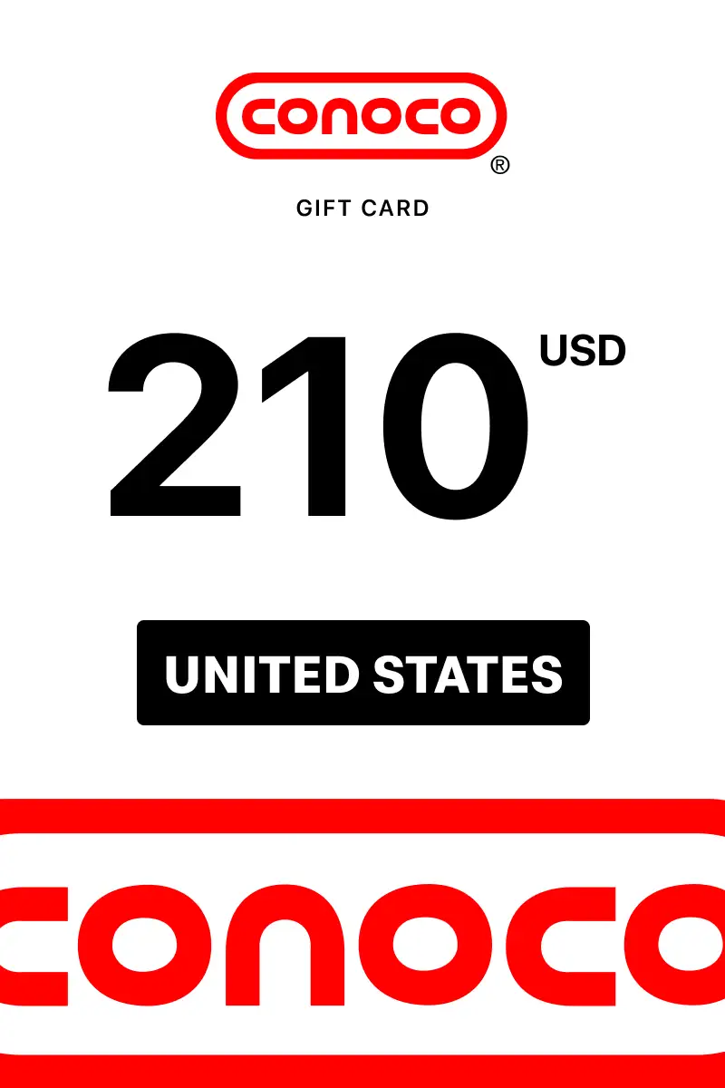 Conoco 210 USD Gift Card (United States) - Digital Key