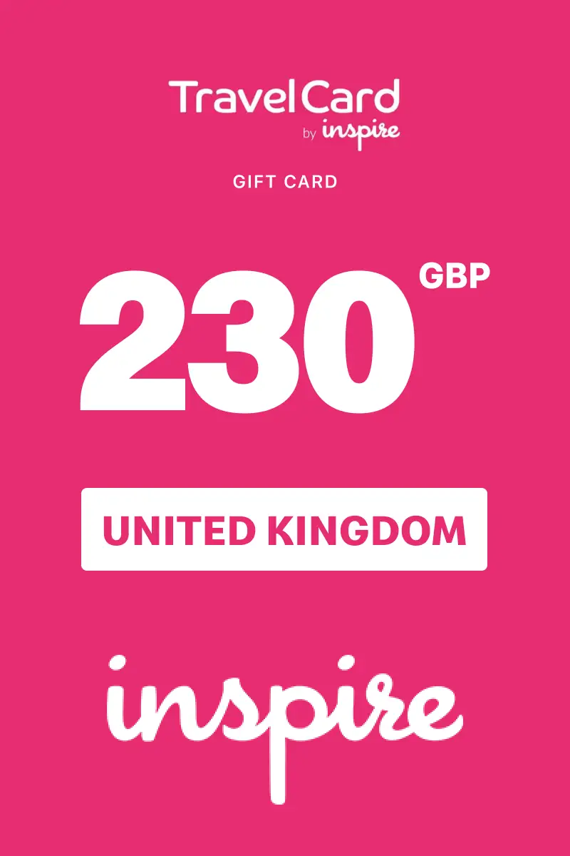 TravelCard by Inspire 230 GBP Gift Card (United Kingdom) - Digital Key
