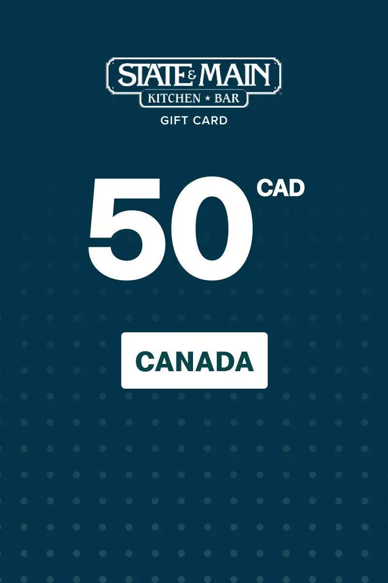 State and Main 50 CAD Gift Card (Canada) - Digital Key