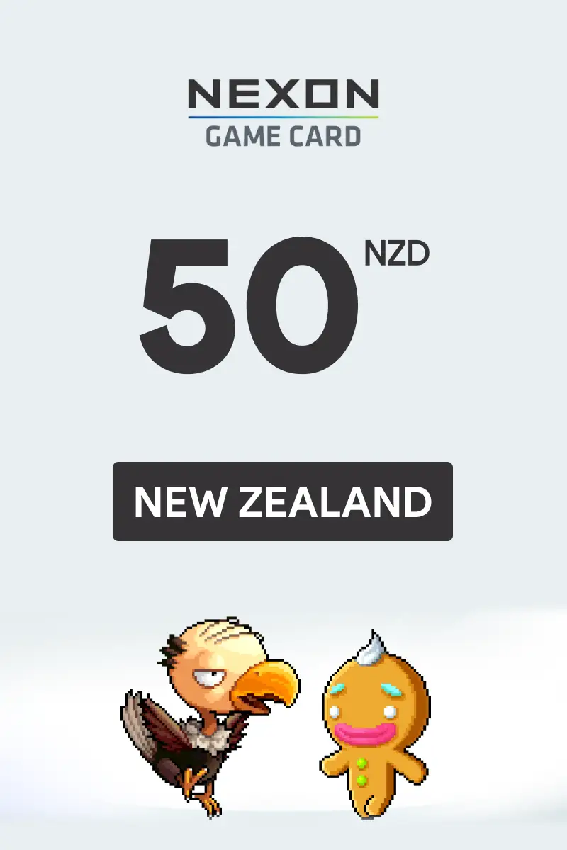 Nexon Game Card 50 NZD Gift Card (New Zealand) - Digital Key