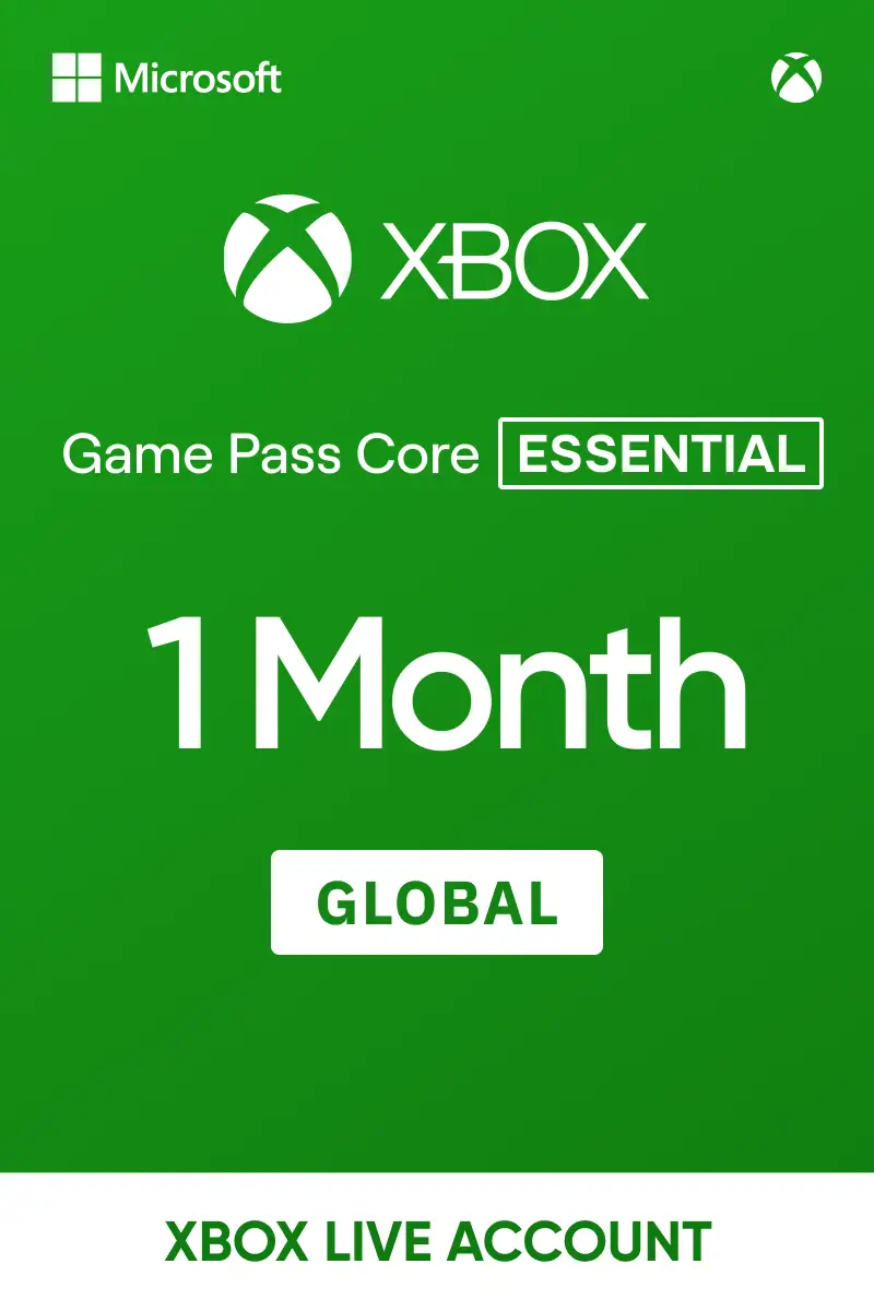 Xbox Game Pass Core (Essential) 1 Month (Global) - Xbox Live Account