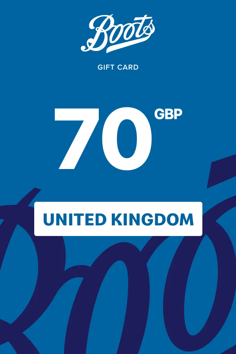 Boots 70 GBP Gift Card (United Kingdom) - Digital Key