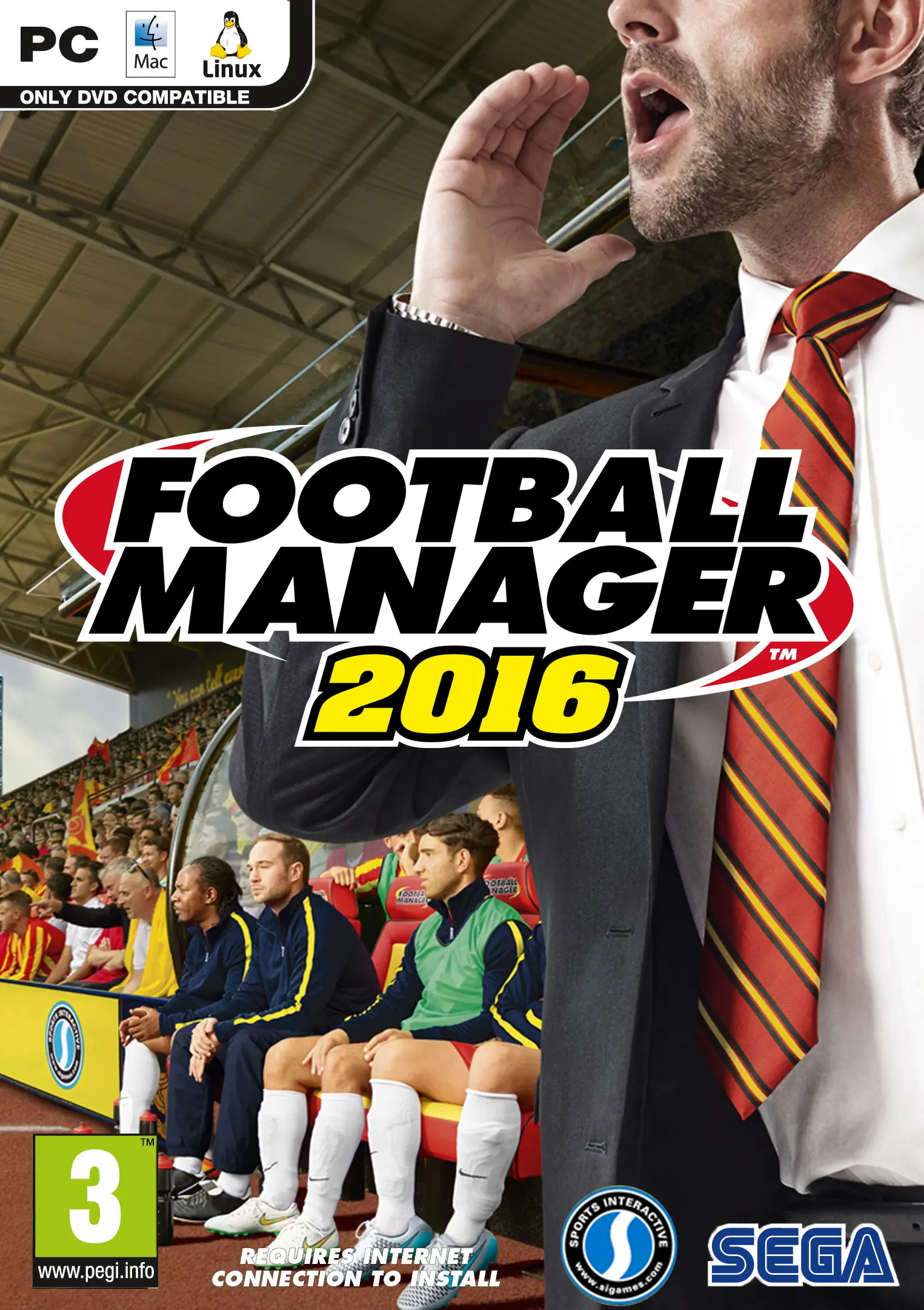 Football Manager 2016 (EU) (PC) - Steam - Digital Code