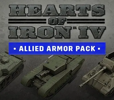 Hearts of Iron IV - Allied Armor Pack DLC (PC / Mac / Linux) - Steam - Digital Code
