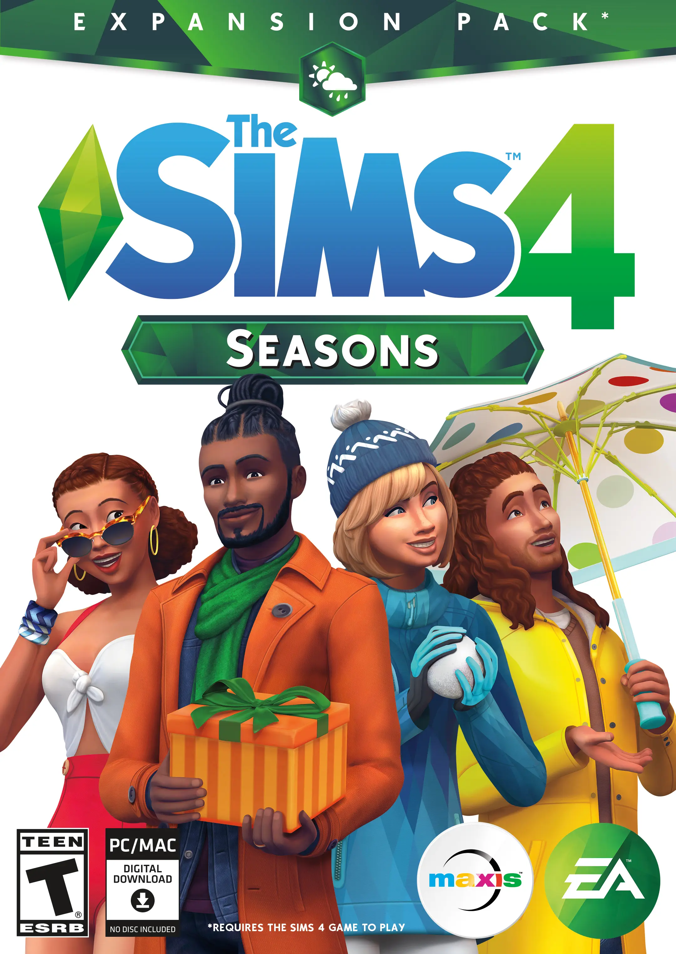 The Sims 4 - Seasons DLC (PC) - EA Play - Digital Code