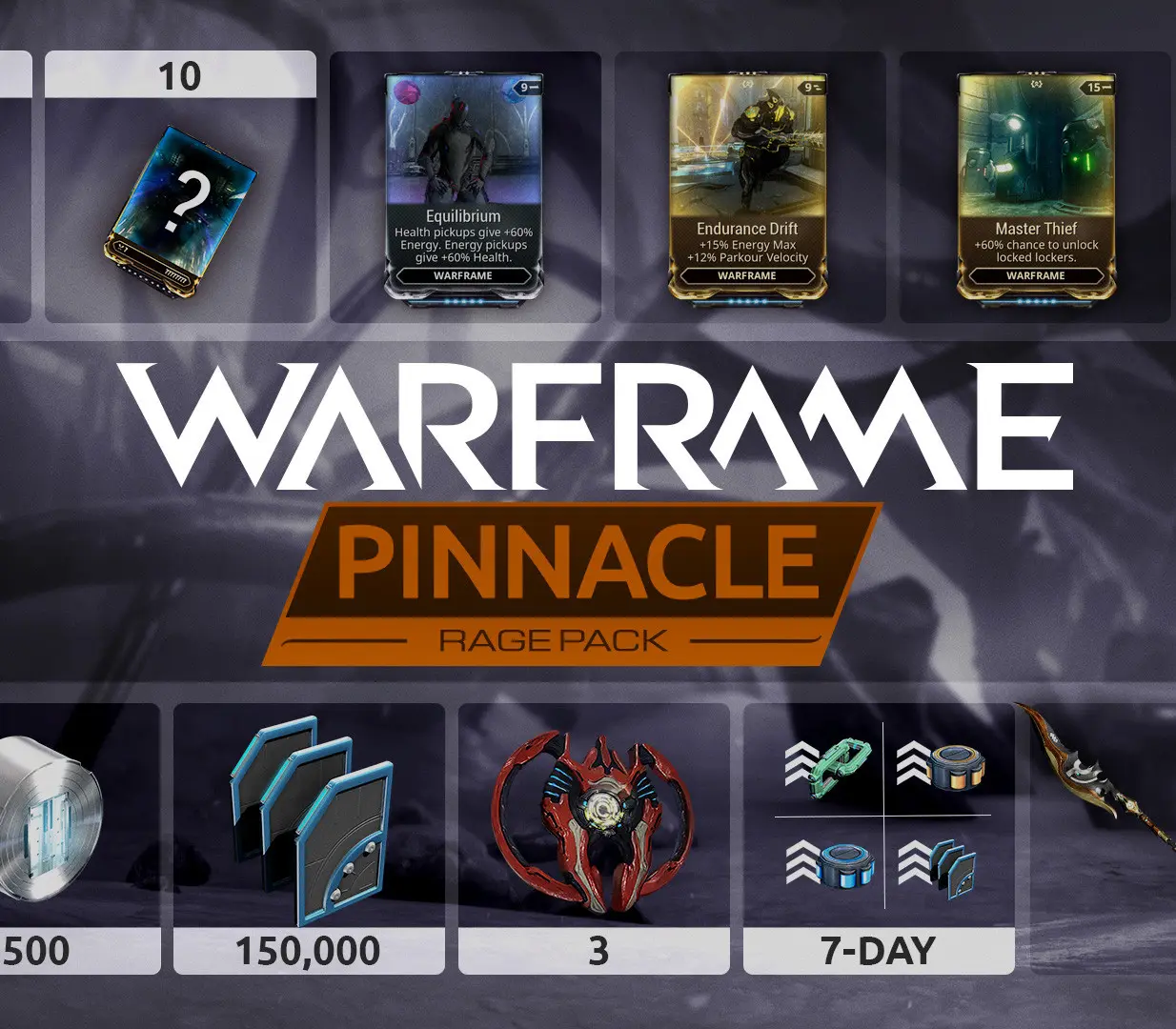Warframe - Rage Pinnacle Pack DLC (PC) - Steam - Digital Code